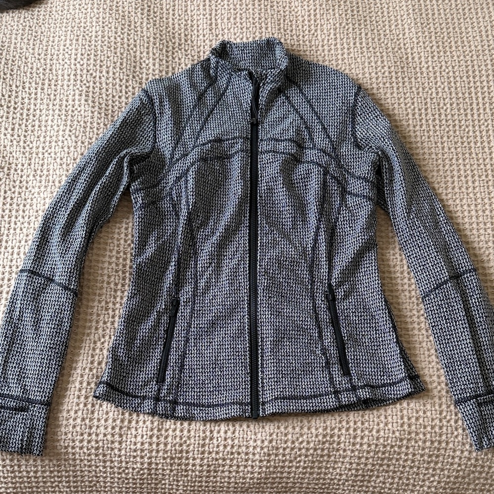 Lululemon Athletica Black and Gray Utility Jacket
